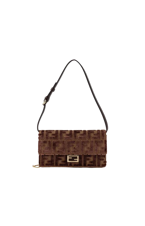 FF-Motif Chain Shoulder Bag