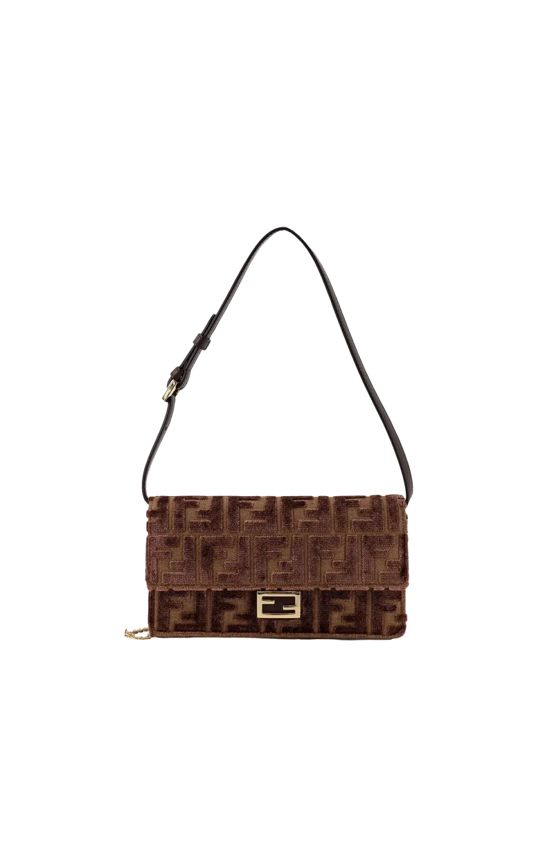 FF-Motif Chain Shoulder Bag