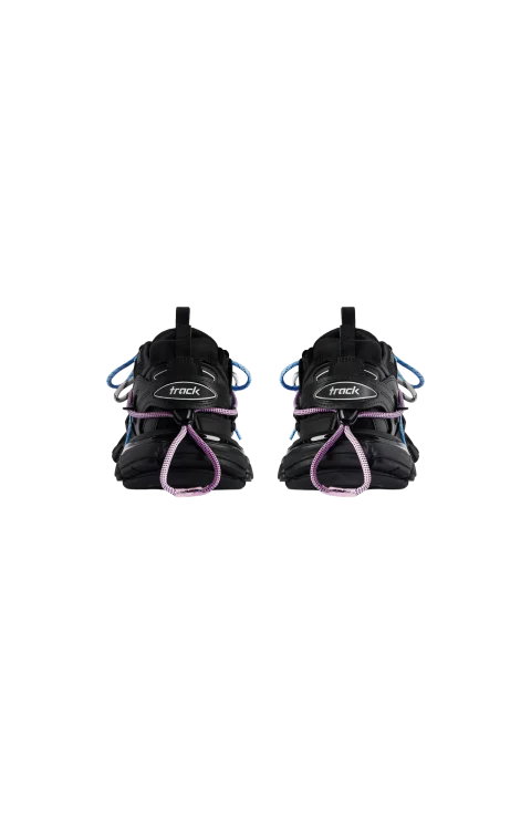 Women's Track Trail Laces Sneaker in Black/pink/blue/beige — снимка 4