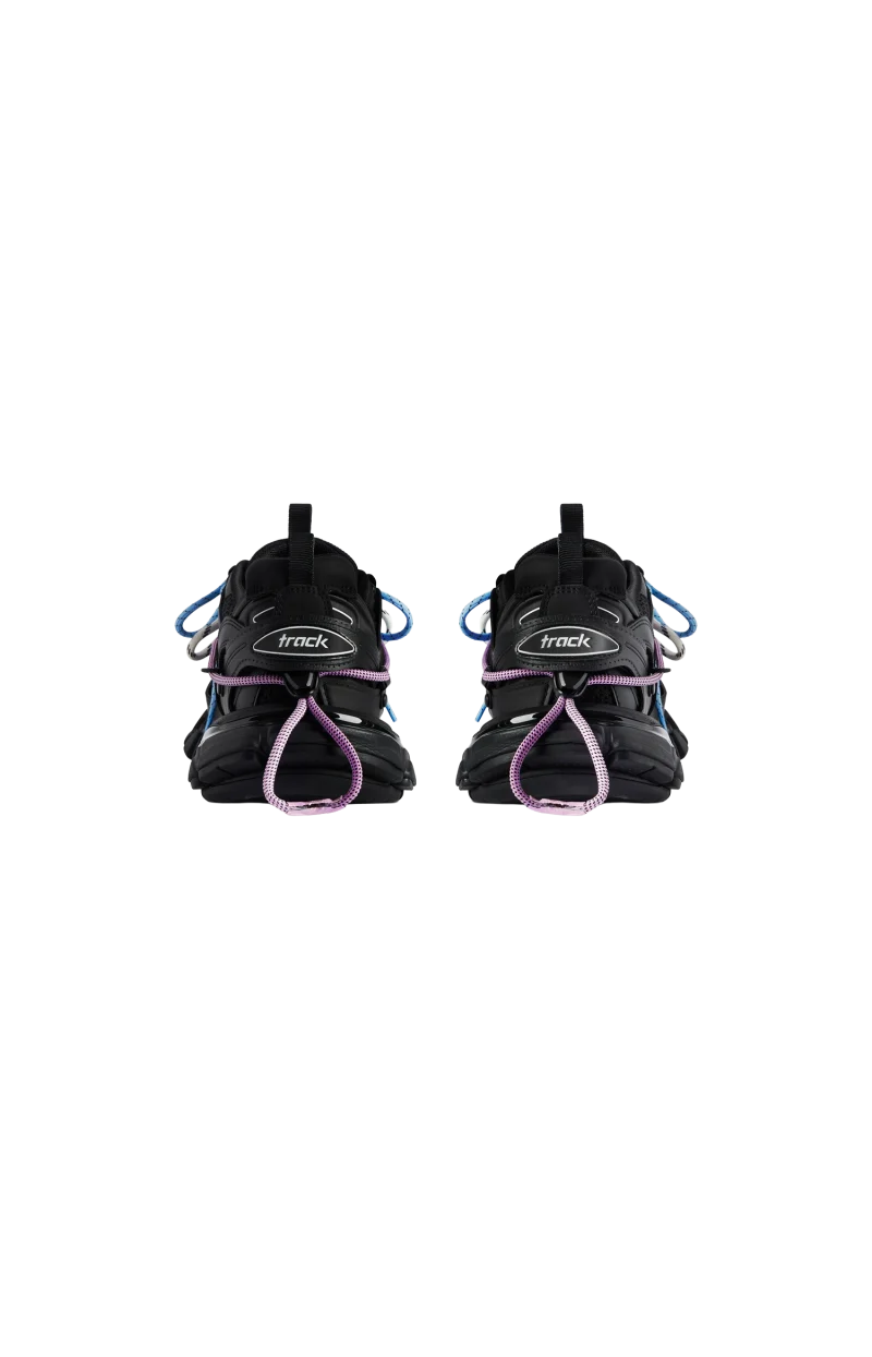 Women's Track Trail Laces Sneaker in Black/pink/blue/beige — снимка 4