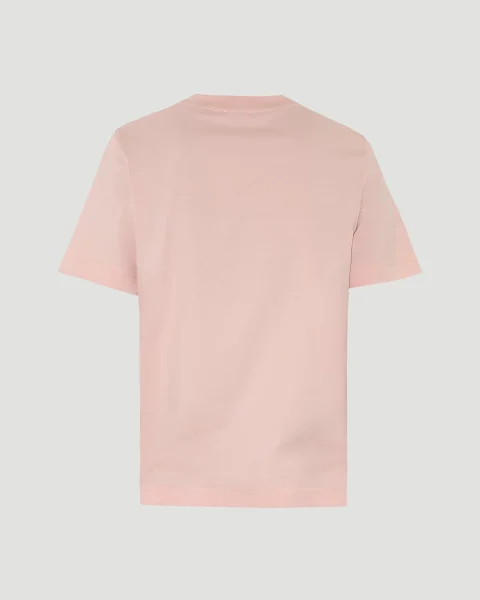 Knight Stamp Cotton T-Shirt in Bouquet — снимка 3