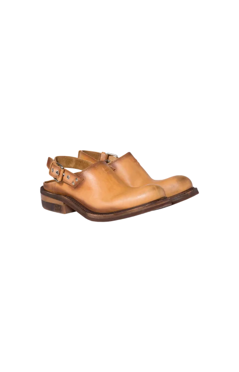 Foule Leather Mules — снимка 2