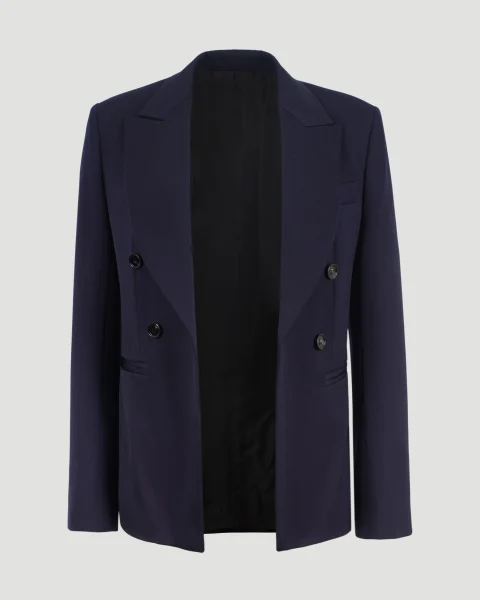 Sartorial Wool Jacket in Navy