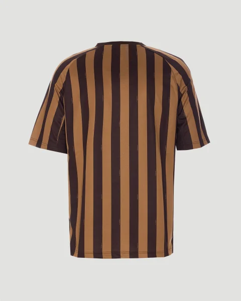 T-Shirt in Brown Pequin — снимка 2