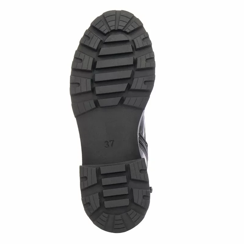 Дамски Кубинки CARLO FABIANI – 452-1710 BLACK — снимка 4