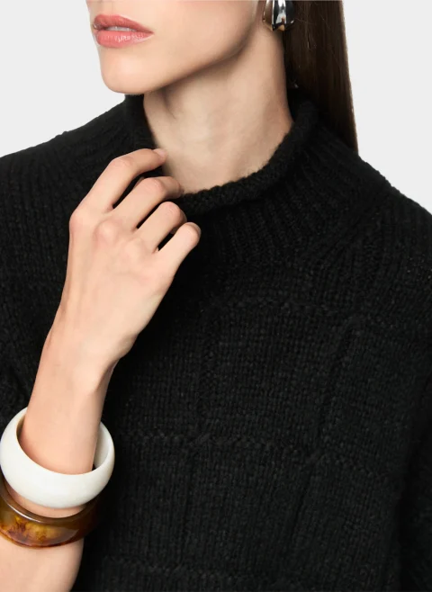 Пуловер с алпака 'Oversized fit' Marc Cain Collections — снимка 4