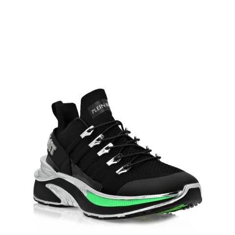 Мъжки черни маратонки RUNNER CHROME SURFER PLEIN SPORT — снимка 6