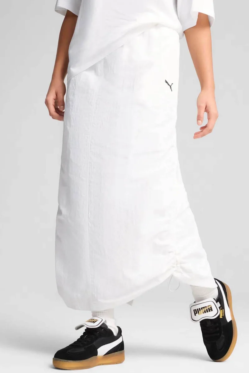 Пола Wardrobe Ess Woven Maxi Skirt 629762 02 puma white — снимка 2