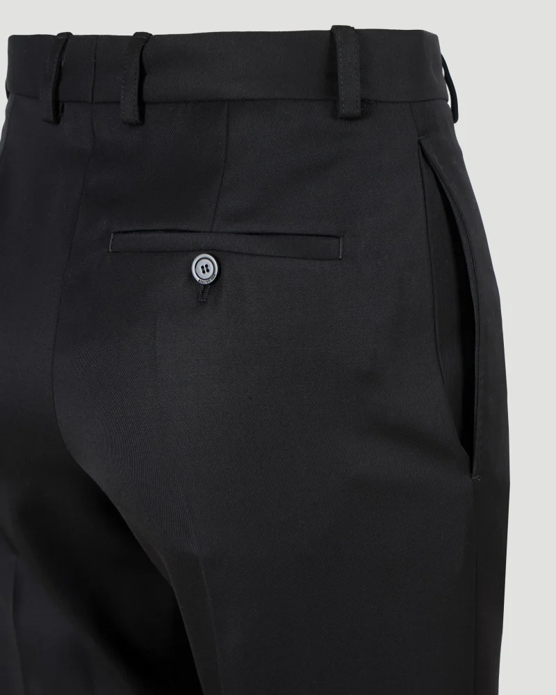 Black Creased Trousers — снимка 3