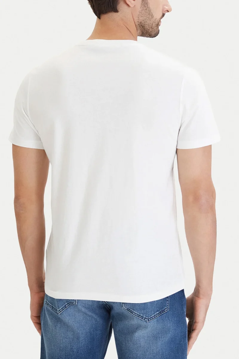 T-Shirt Bci Liquid-Sle 714844756005 white / navy pp — снимка 2