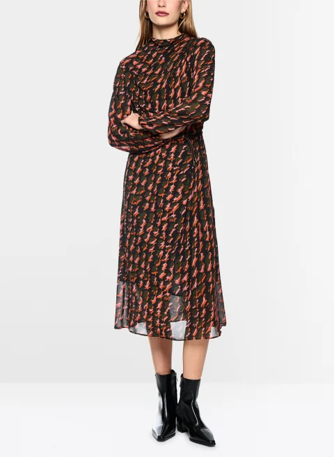 Миди рокля с принт Marc Cain Collections — снимка 2