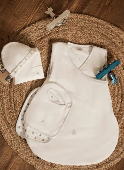 Спален чувал с контрастни детайли Brunello Cucinelli Kids — снимка 5