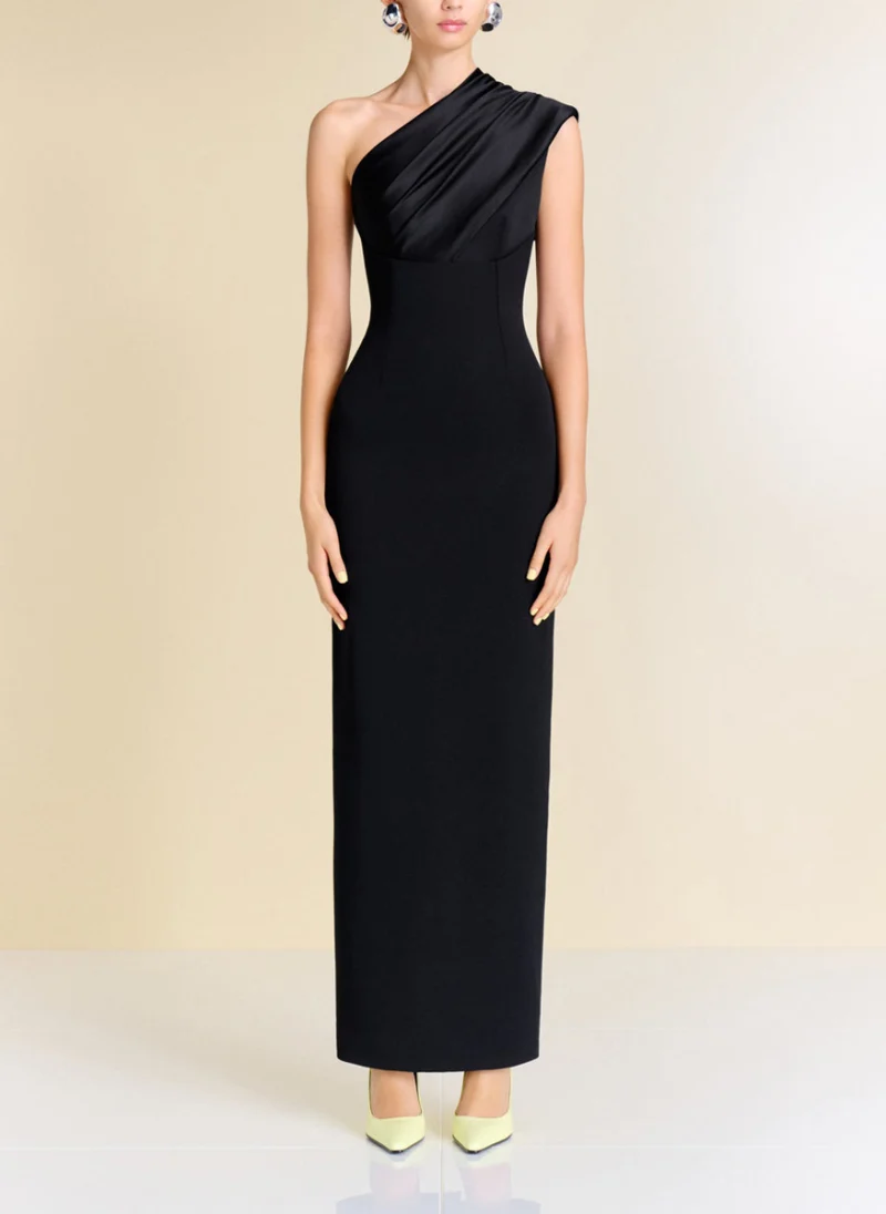 Рокля с 'One-shoulder' дизайн 'Gracie' Solace London — снимка 2