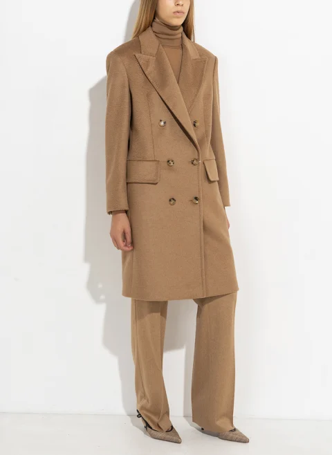Двуредно палто от вълна Max Mara Cosa — снимка 5
