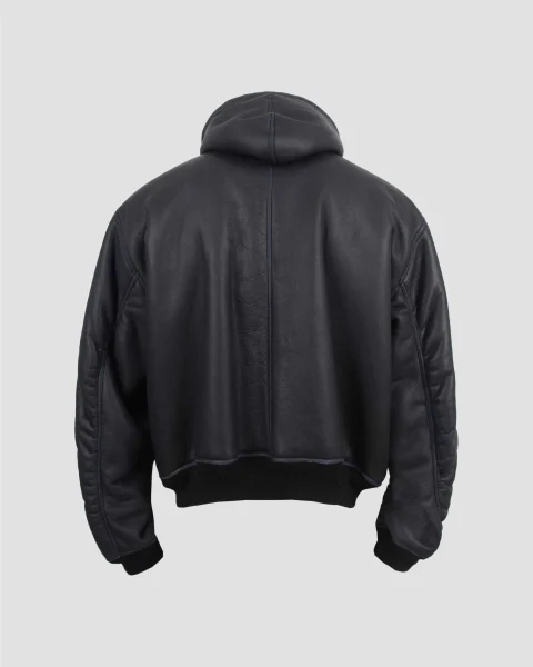 Black Leather Jacket — снимка 2