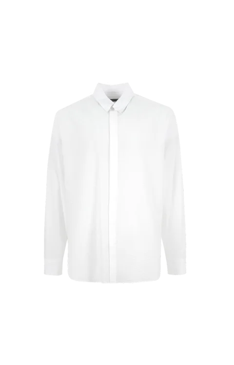 Regular Fit Shirt in Cotton Seersucker
