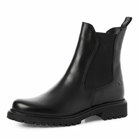 Дамски Равни Боти TAMARIS – 1-25427-41-001 BLACK — снимка 3