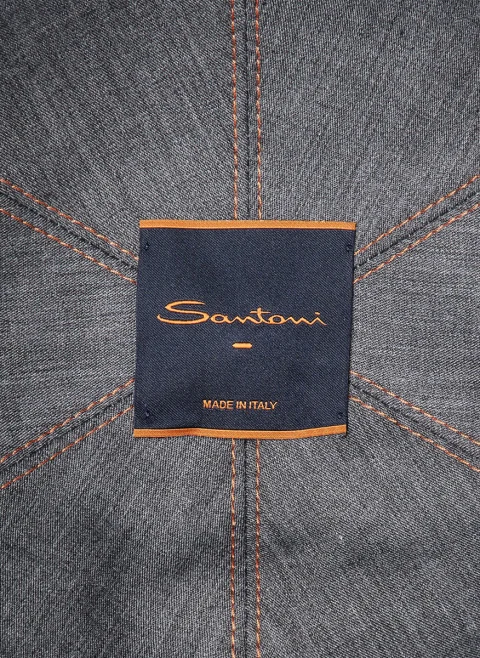 Бейзболна шапка с лого бродерия Santoni — снимка 5