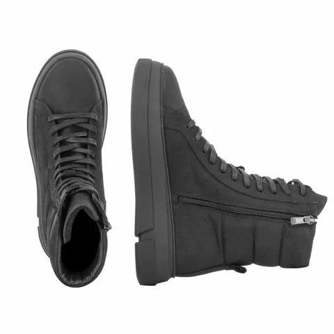 Дамски Спортни Боти CARLO FABIANI – 109425 NABUCK BLACK — снимка 5