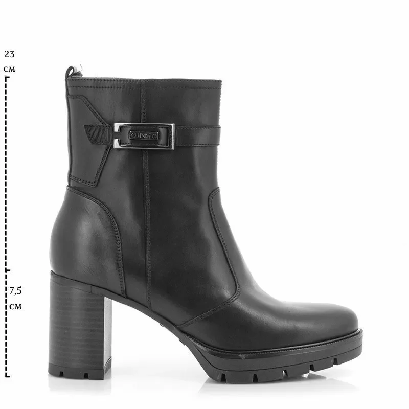Дамски Боти На Ток NERO GIARDINI – I514852D NERO — снимка 6