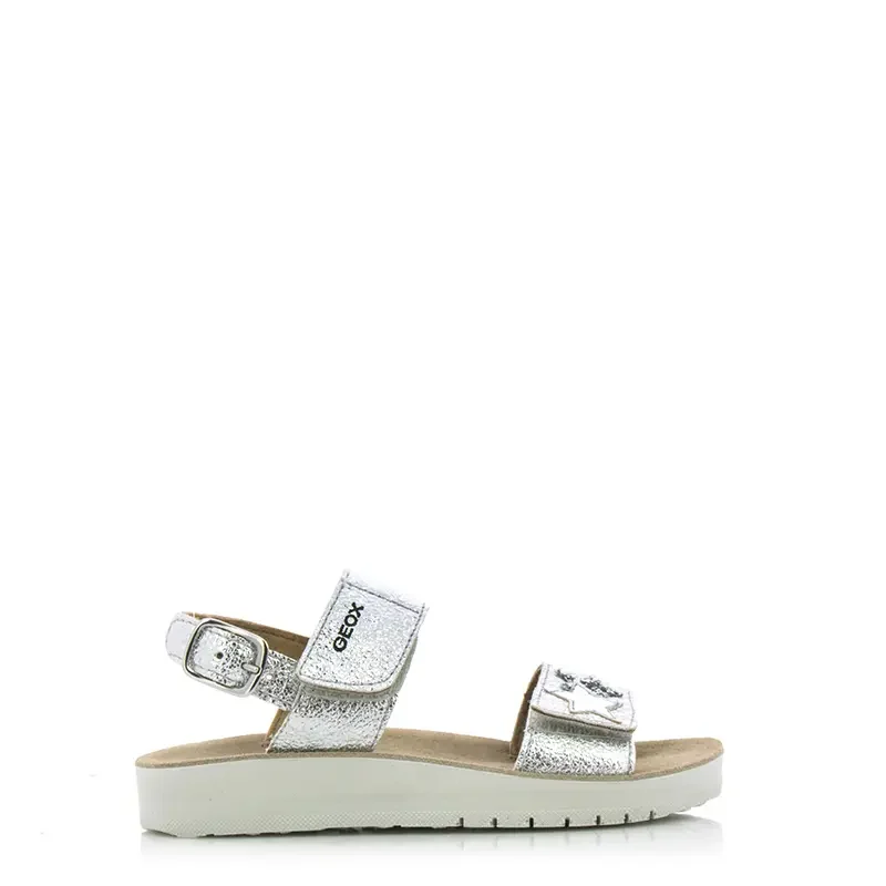 Сандали Момичета GEOX – J15EAA C1007 J SANDAL COSTAREI GI SILVER