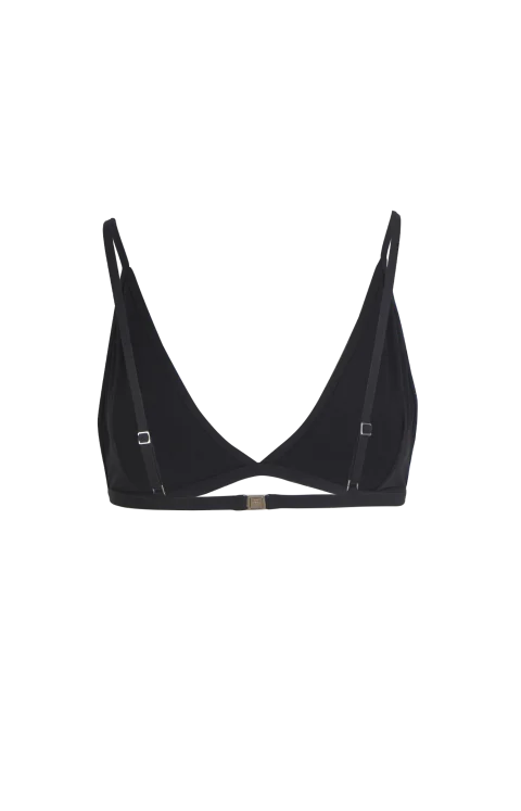 Triangle Bikini Top in Black — снимка 2