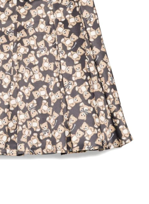 Рокля с цялостен принт Moschino Kids — снимка 3