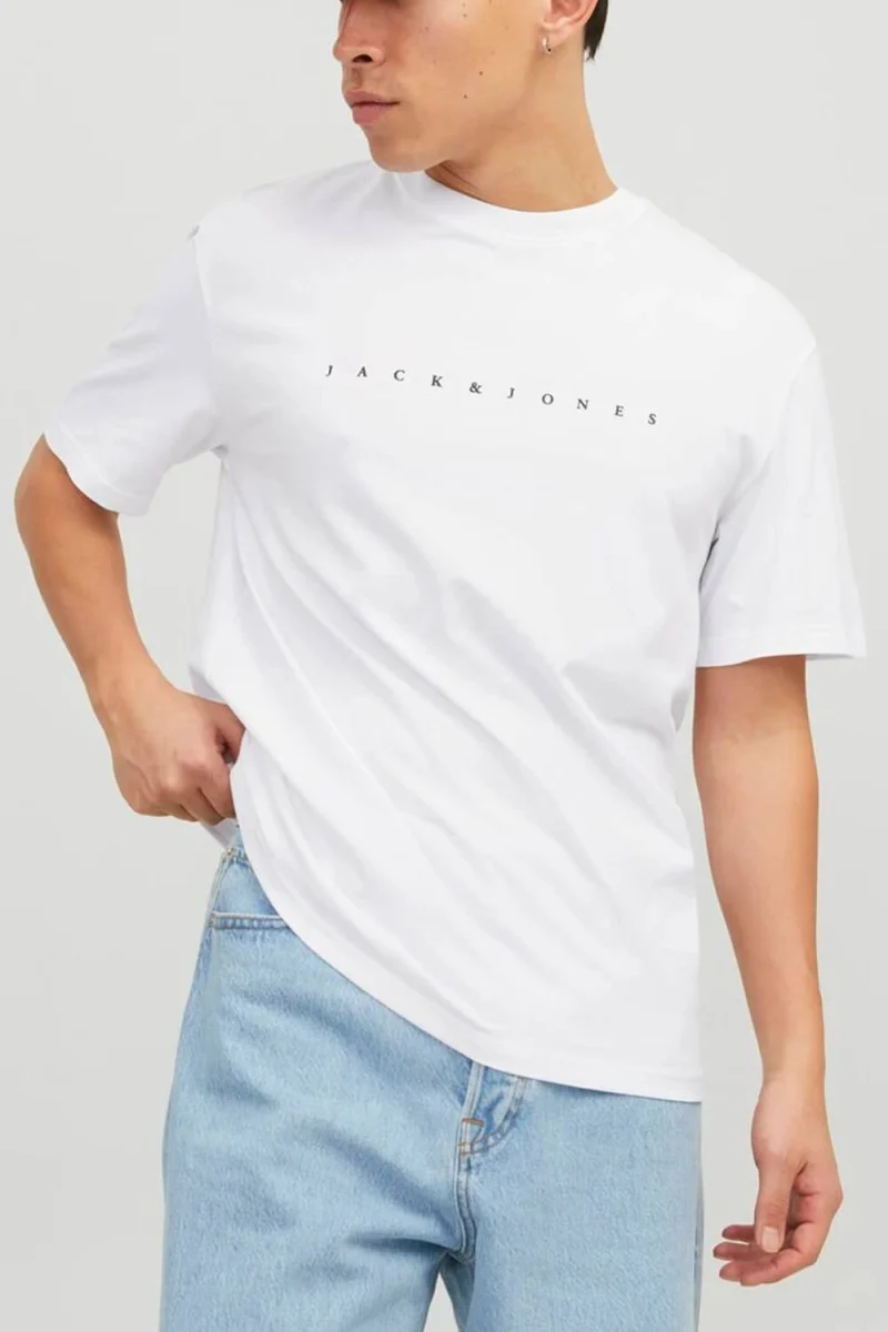 T-Shirt Jjestar Jj 12234746 C-N100 white — снимка 2