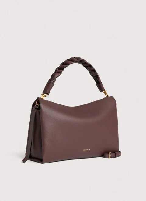 Кожена чанта Coccinelle Boheme Medium — снимка 2