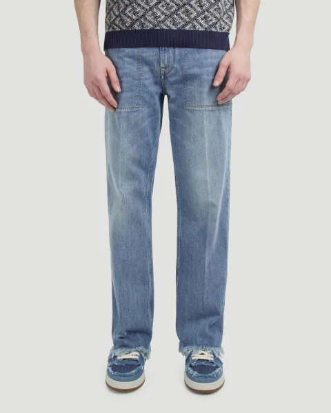 Blue Denim Trousers — снимка 2
