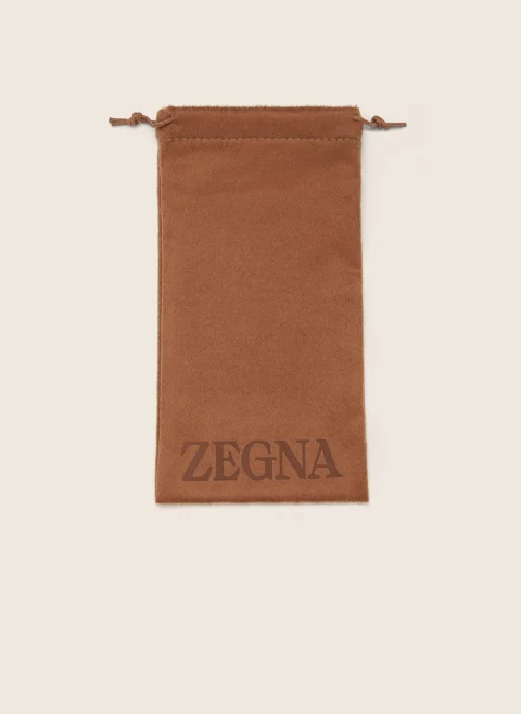Слънчеви очила с контрастни детайли Zegna — снимка 5