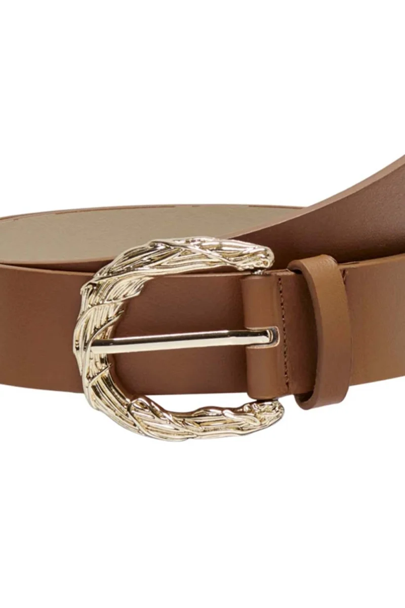 Колан Onlasta Pu Jeans Belt Acc 15300892 18-1029 TCX toasted coconut — снимка 2