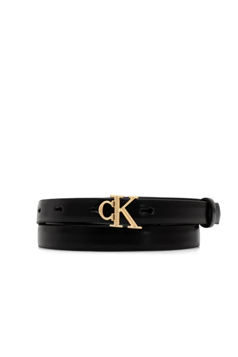 Колан Round Ck Buckle Smooth LV04F7085G YIH ck black/antique light gold