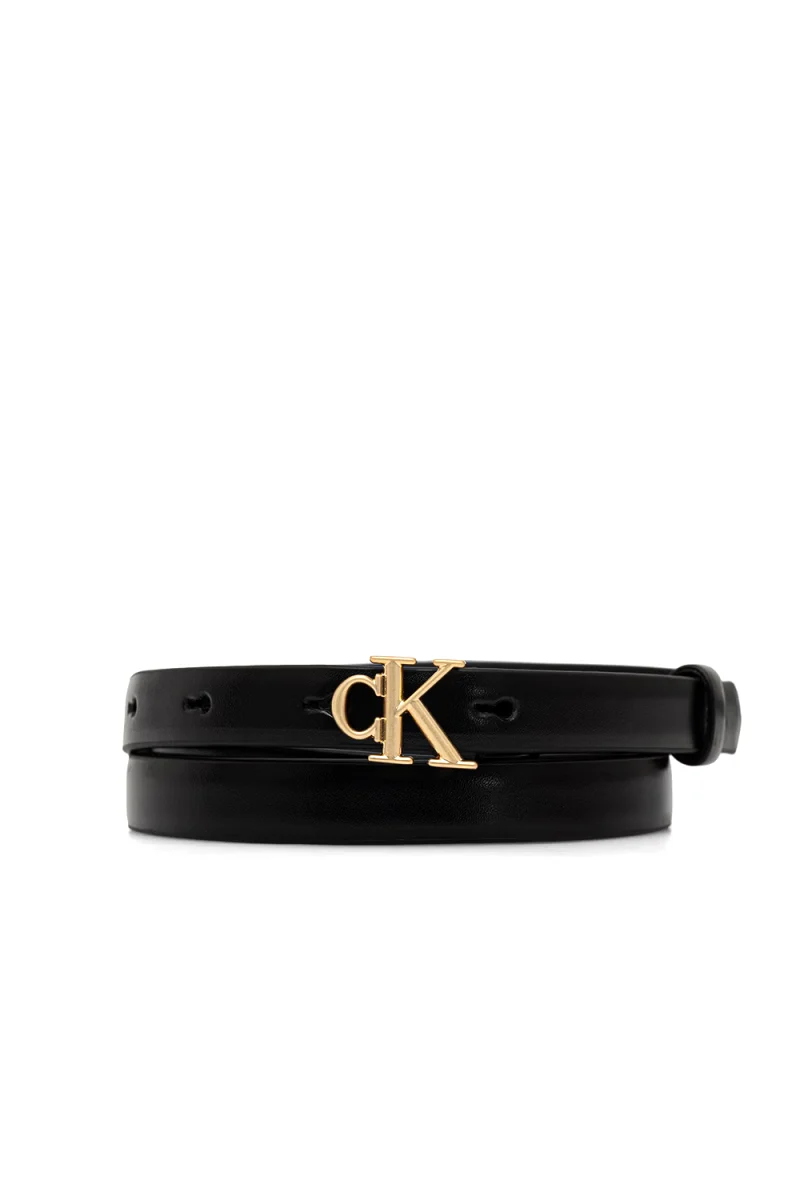 Колан Round Ck Buckle Smooth LV04F7085G YIH ck black/antique light gold
