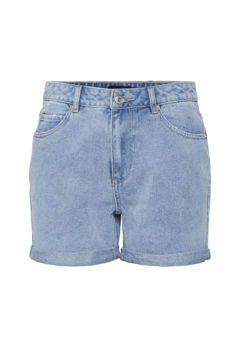 Къс панталон Vmzuri Hr Loose Denim Mix 10279493 BS000053 light blue denim