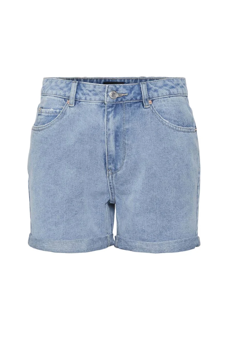 Къс панталон Vmzuri Hr Loose Denim Mix 10279493 BS000053 light blue denim
