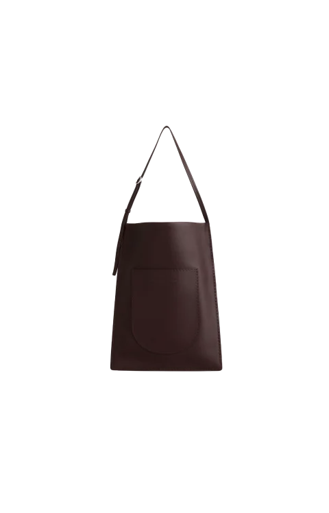 Glove Messenger Bag in Oxblood