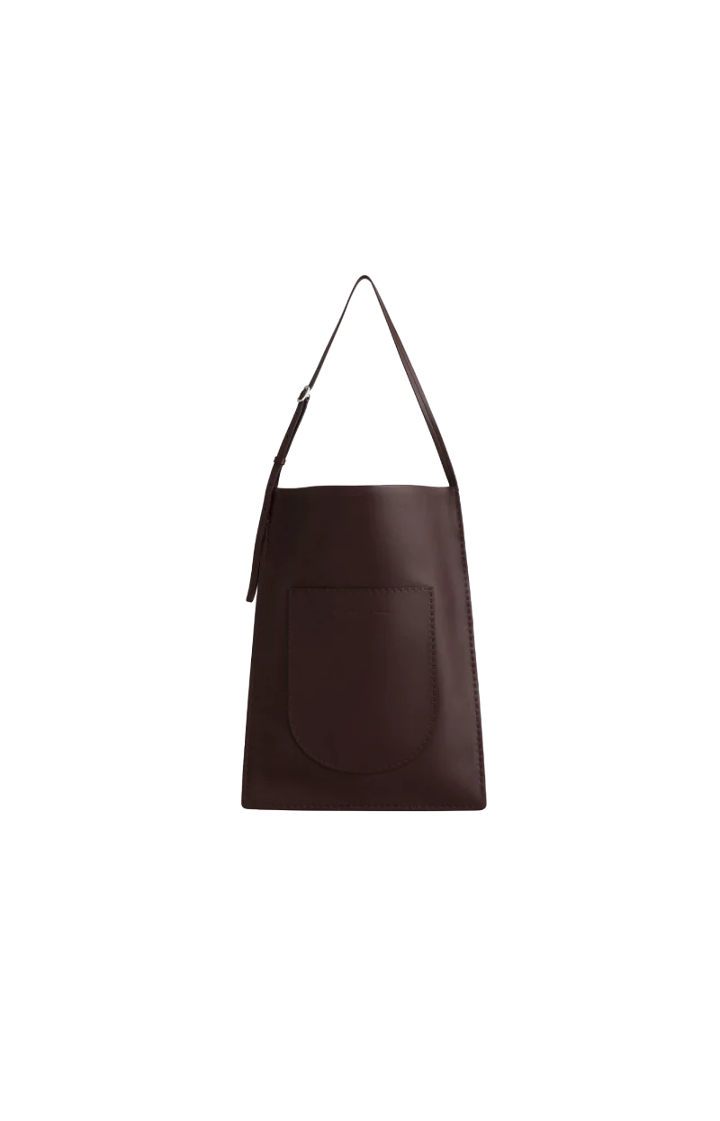 Glove Messenger Bag in Oxblood