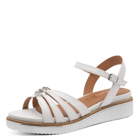 Дамски Сандали На Платформа TAMARIS – 1-28242-46-100 WHITE — снимка 3