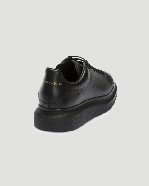 Oversized Sneaker in Black Leather — снимка 4