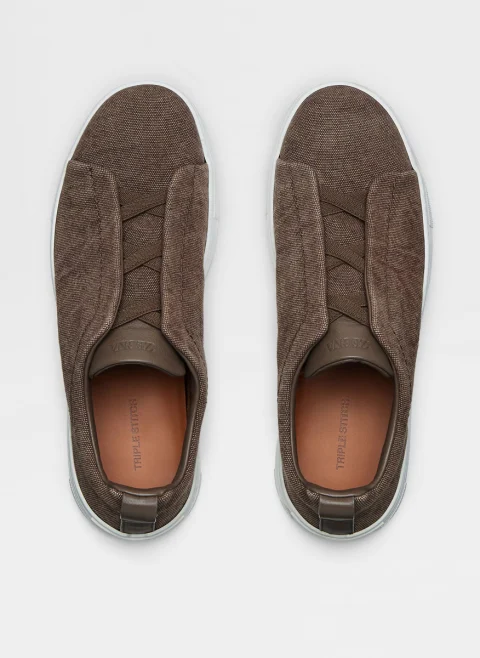Кецове с лен 'Triple Stitch™' Zegna — снимка 3
