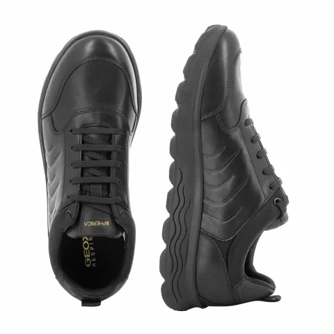 Мъжки Сникърс GEOX – U46BYB U SPHERICA BLACK — снимка 5