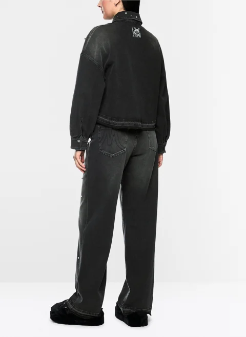 Риза от деним със 'sparkling' детайли Marc Cain Sports — снимка 3