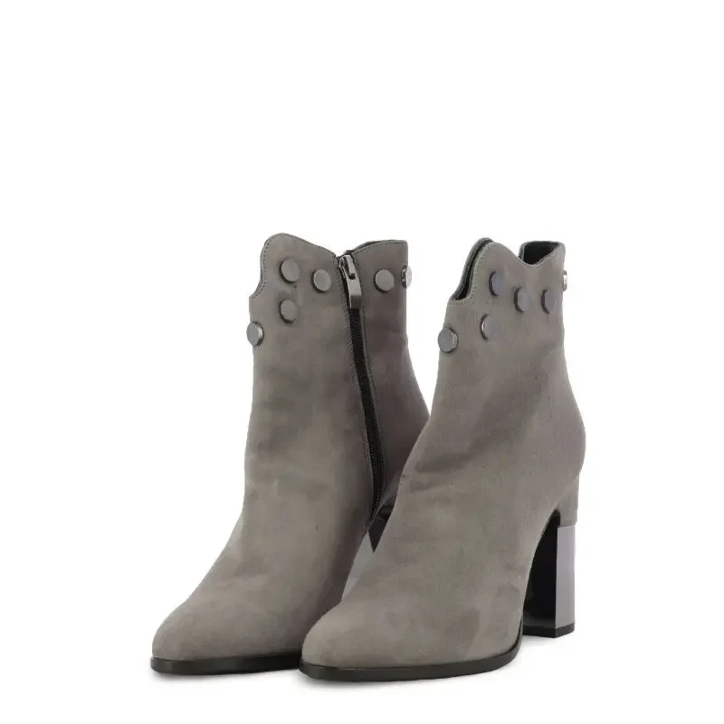 Дамски Боти На Ток CARLO FABIANI – 59331- grey — снимка 3
