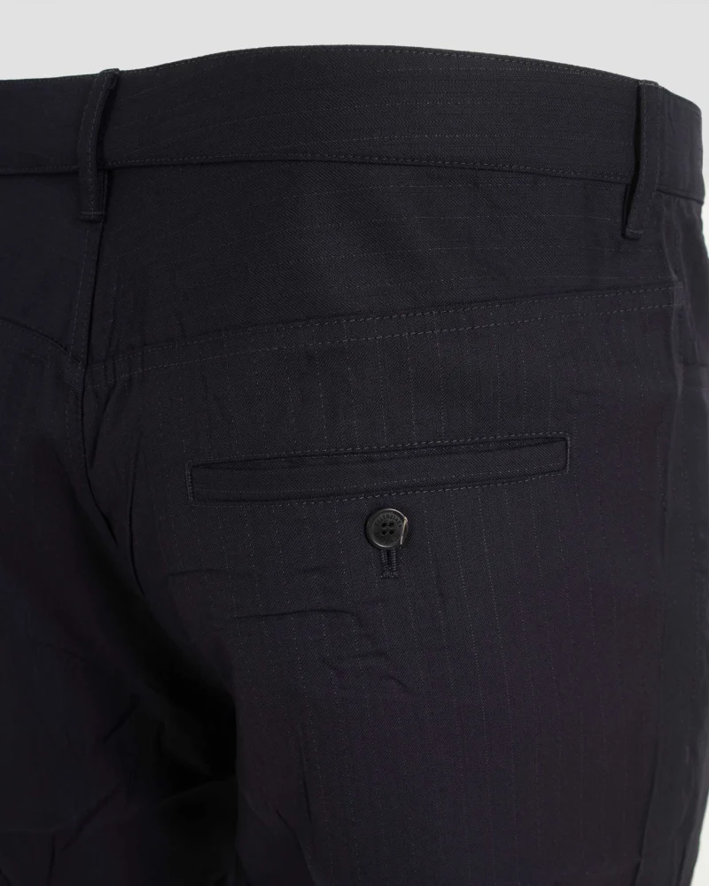 Straight Tailored Pants in Dark Navy — снимка 3