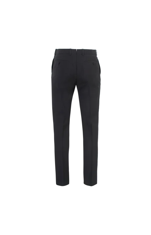 Men's Wool Trousers in Black — снимка 2