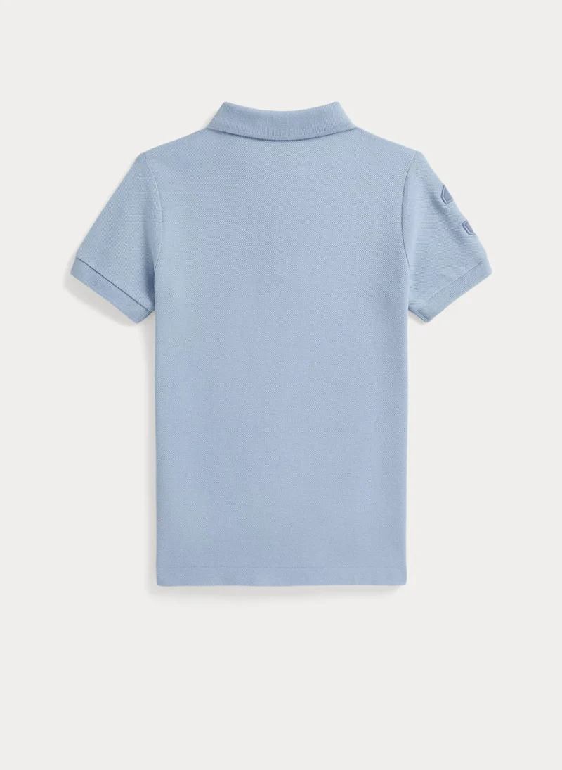 Полошърт с бродерия Ralph Lauren Kids 2-7 — снимка 2