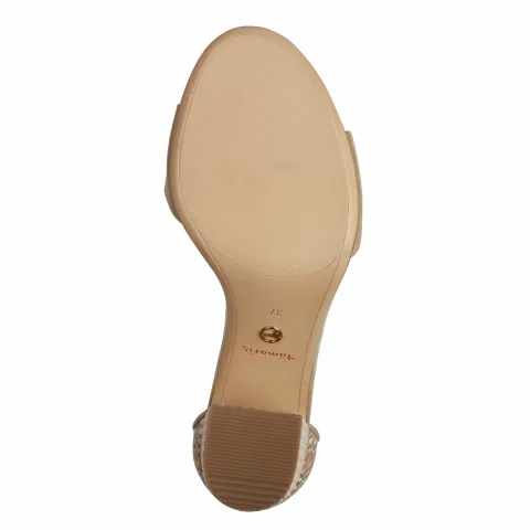 Дамски Сандали На Ток TAMARIS – 1-28356-42-445 TAN COMB — снимка 6