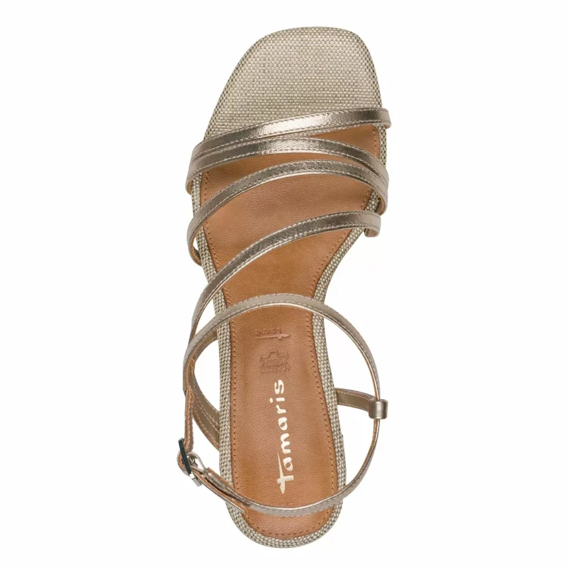 Дамски Сандали На Ток TAMARIS – 1-28211-42-900 BRONCE — снимка 4