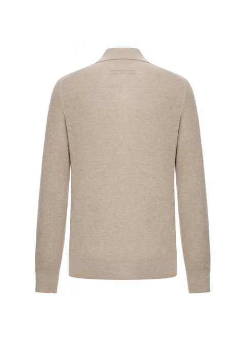 Полошърт от кашмир Zegna — снимка 2